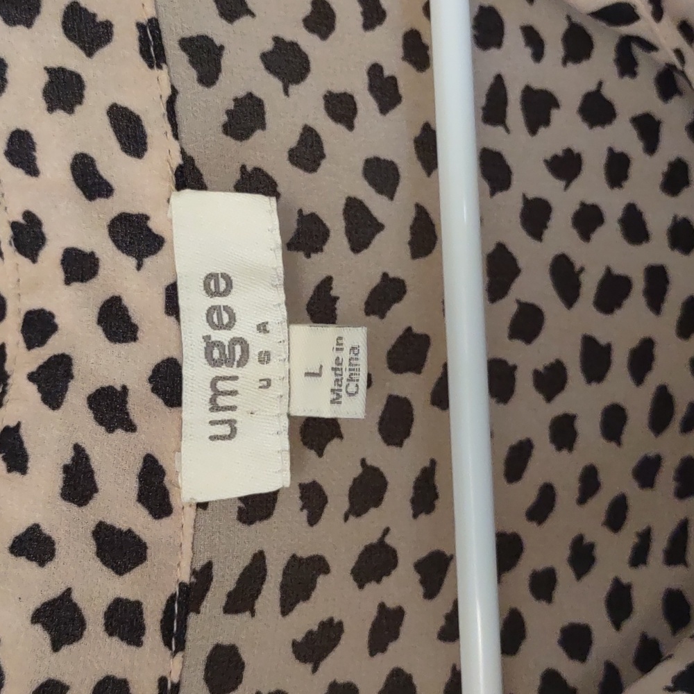 Umgee Leopard Patchwork Button Down Dress - Picture 2 of 5